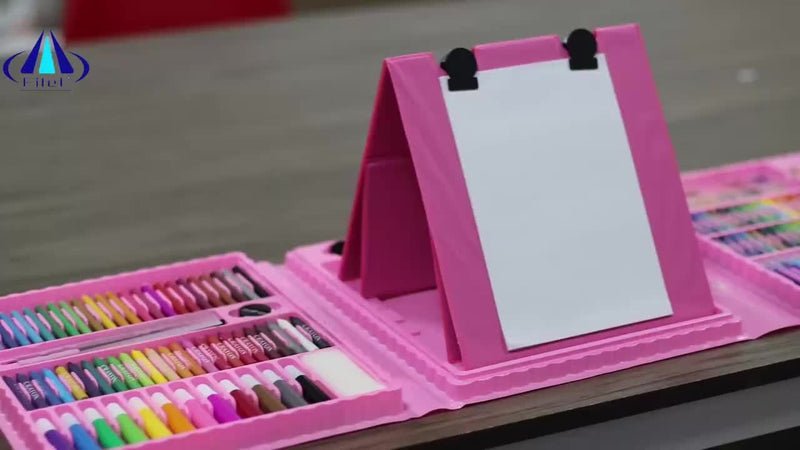 Kompletny 208-elementowy zestaw artystyczny – Profesjonalna jakość dla młodych twórców