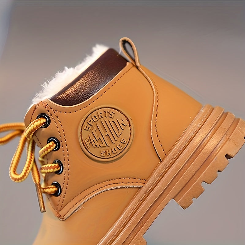 Modne Fleece Kalosze dla Chłopców - Ciepłe i Wodoodporne