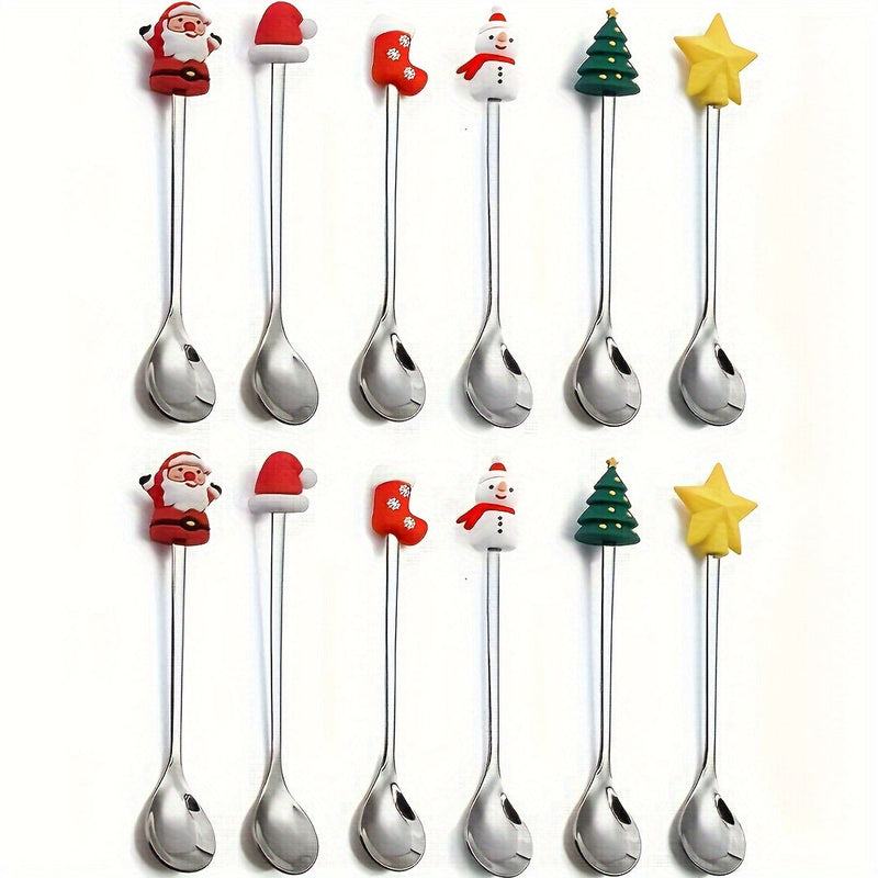 Zestaw łyżek świątecznych - Na radosne chwile przy stole