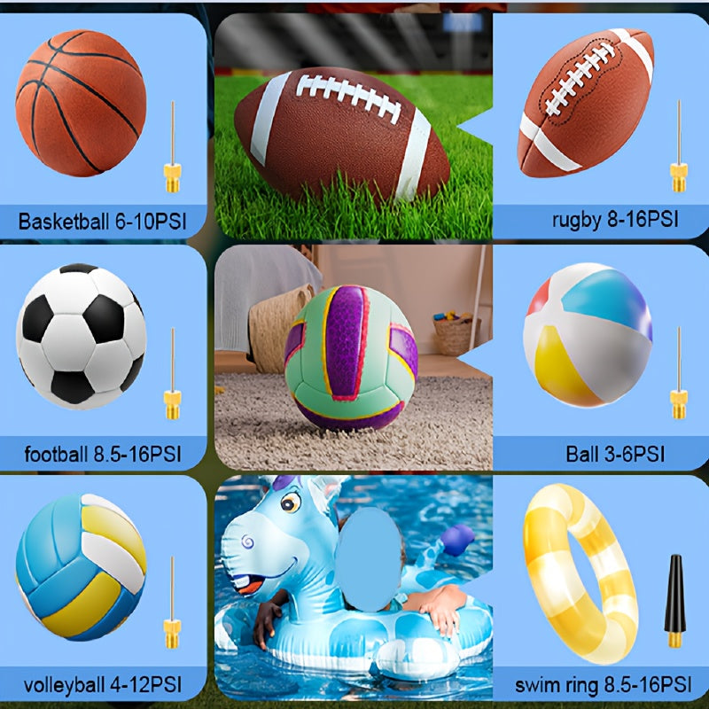 Pompa automată pentru mingi 20 PSI – Rapidă și comodă pentru diferite mingi sportive