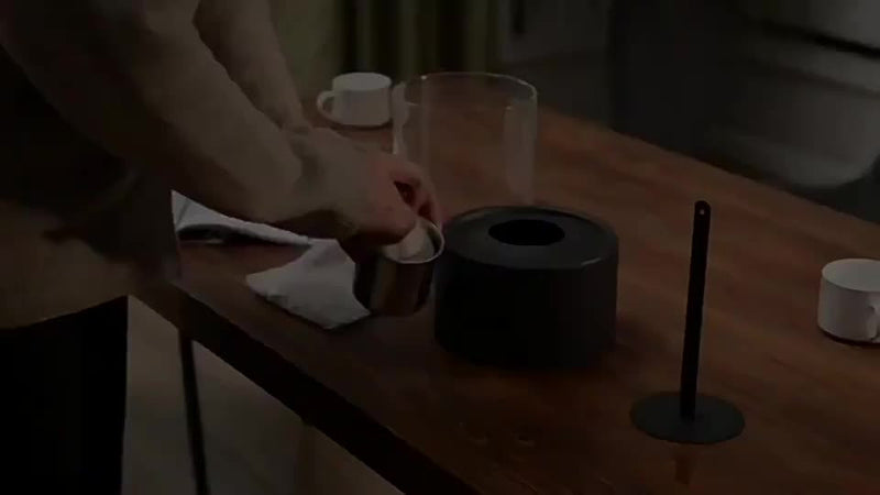 Rustykalny Kominek Stołowy – Przenośny Piecyk na Alkohol do Użytku Wewnętrznego i Zewnętrznego