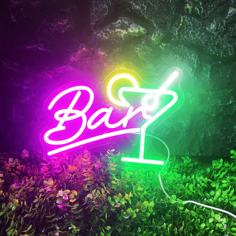 Glowing Neon LED Sign – USB Powered with Dimmer