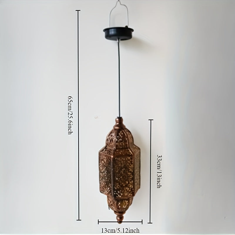 Marokańska Lampa Nastrojowa - Vintage Elegancja na Zewnątrz