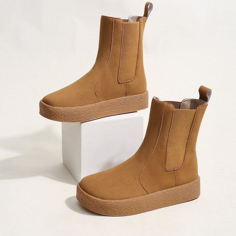 Wygodne Botki Chelsea dla Dams - Ciepłe i stylowe wsuwane buty