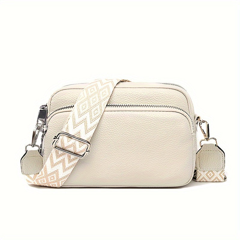 Modna Torebka Crossbody dla Kobiet – Casual Torebka na Ramię z Geometrycznym Wzorem