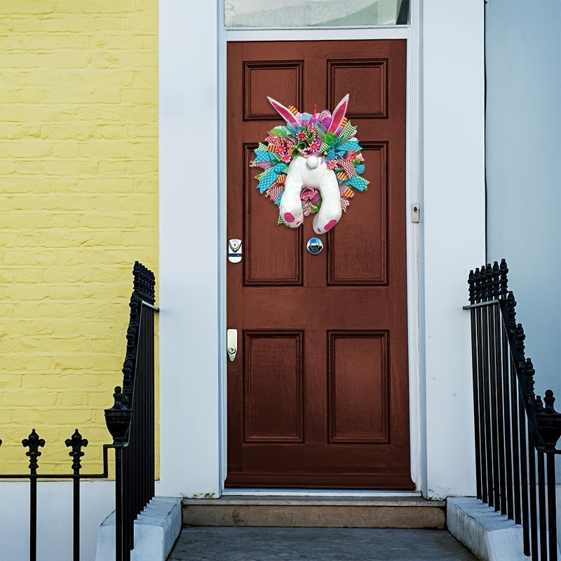 Cheerful Easter Wreath – Ideal for Spring and Easter Decorations