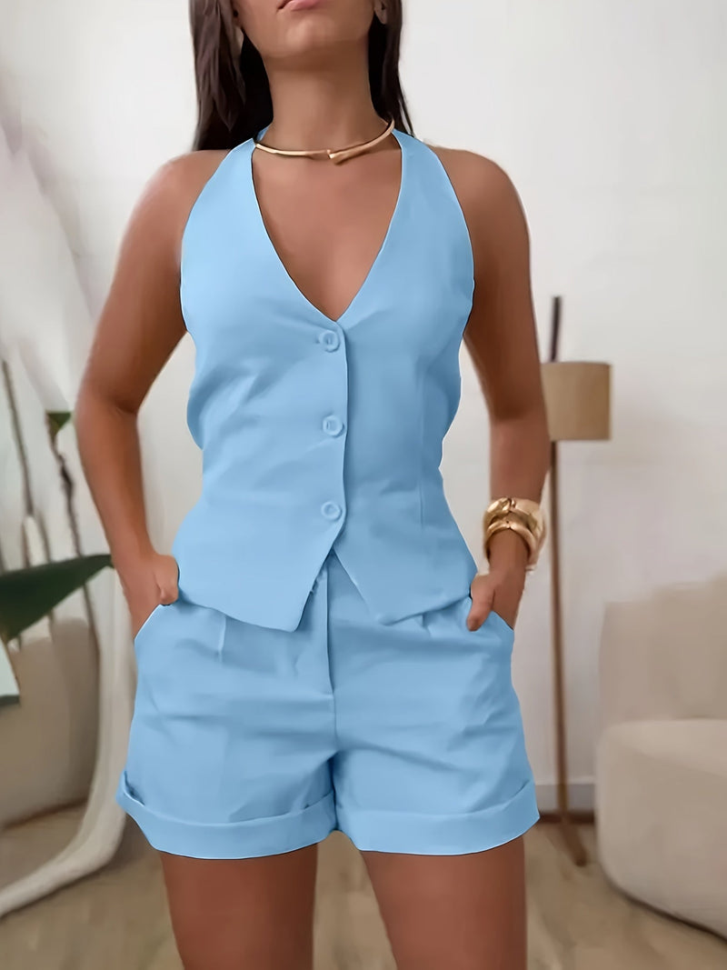 Letni Jasnożółty Zestaw – Kobiecy, Świeży i Wygodny