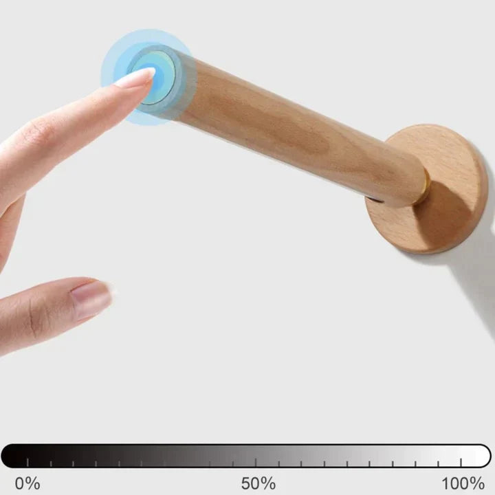 Lampa Ścienna Aura z Drewna - Dla Nastrojowego i Elastycznego Oświetlenia