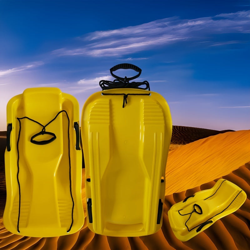 Wszechstronna Sanki z Hamulcem – Idealne na Śnieg, Trawę i Lód, Zawiera Sznur do Ciągnięcia