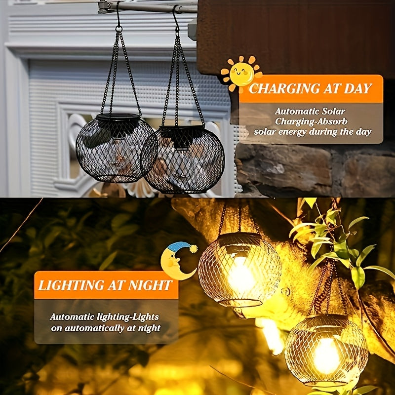 Wooden Solar Lamp for Garden – Ideal for Evening Lighting in the Garden