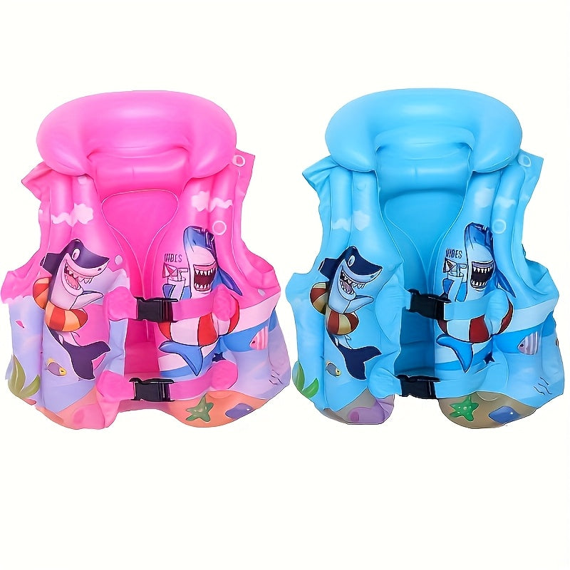 Kamizelka do pływania z nadrukiem rekinów – Komfortowa i bezpieczna dla przyjemności pływania w wodzie