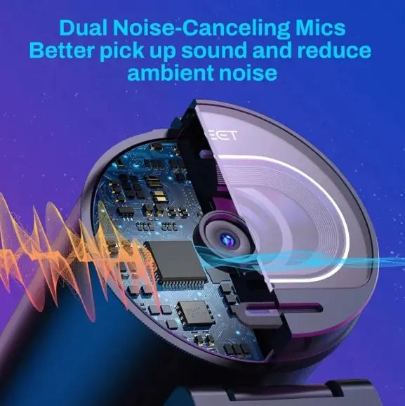 Cameră web 4K HD cu imagine cristalin de clară – Calitate profesională a transmisiei