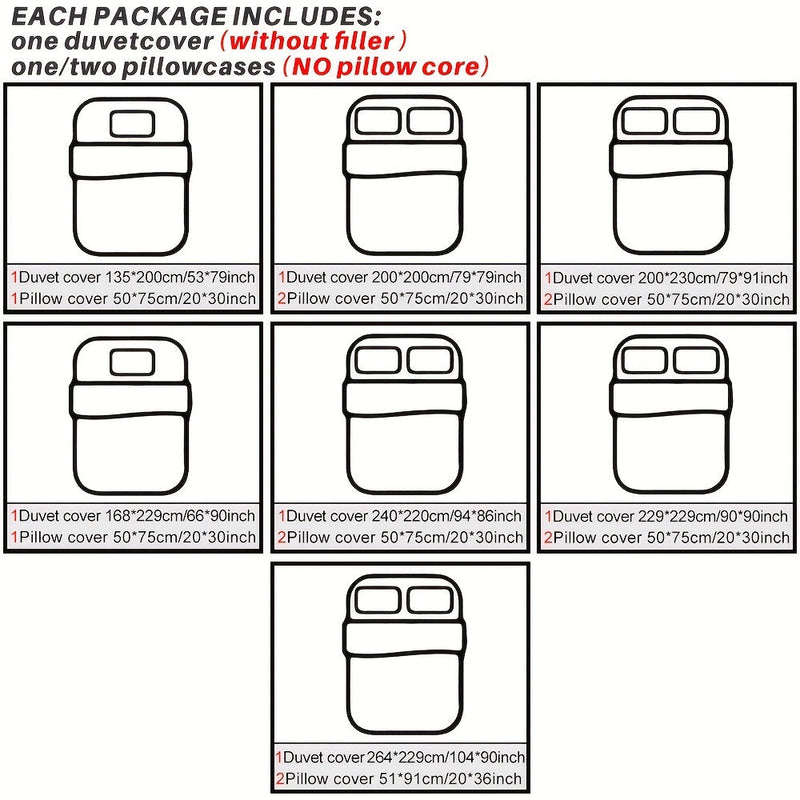 Bedding set with tufted pattern – Bedspread and pillowcases with large floral pattern