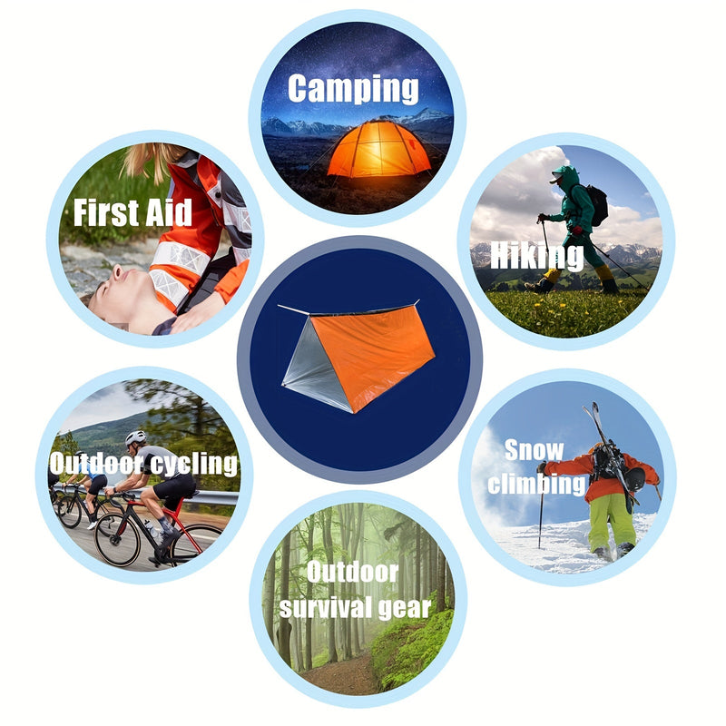 Namiot Ratunkowy Survivor - Wodoodporny Namiot Awaryjny dla 2 Osób