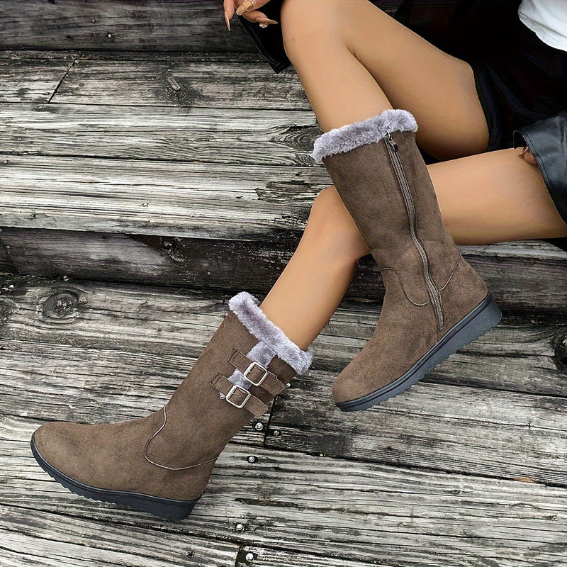 Fuzzy Boots dla Dams - Ciepłe i Stylowe na Zimowe Dni