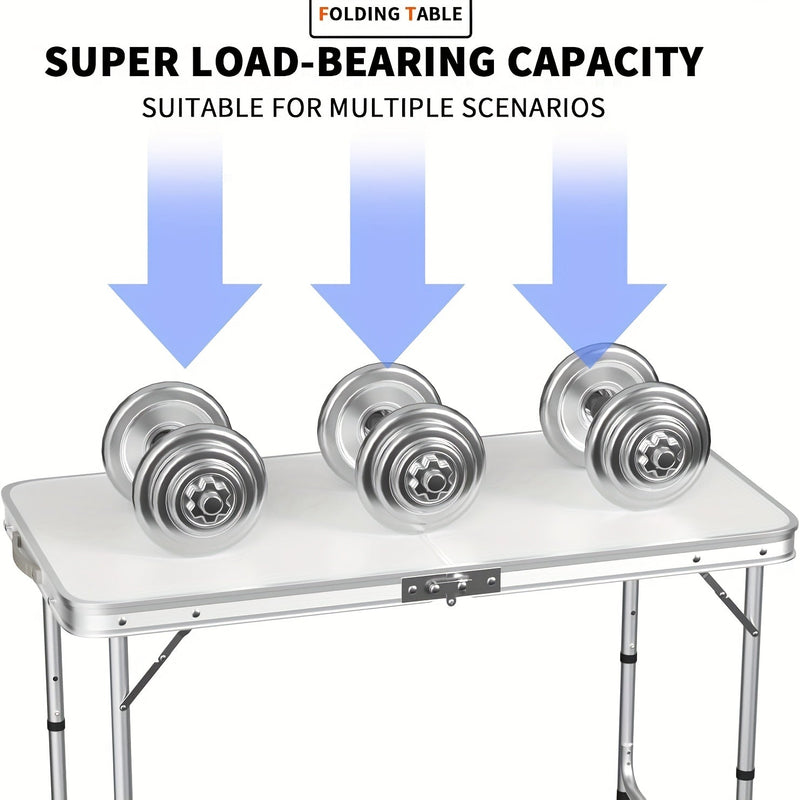 Składany Stół Kempingowy - Lekki i Przenośny, Idealny na Imprezy i Aktywności na Świeżym Powietrzu