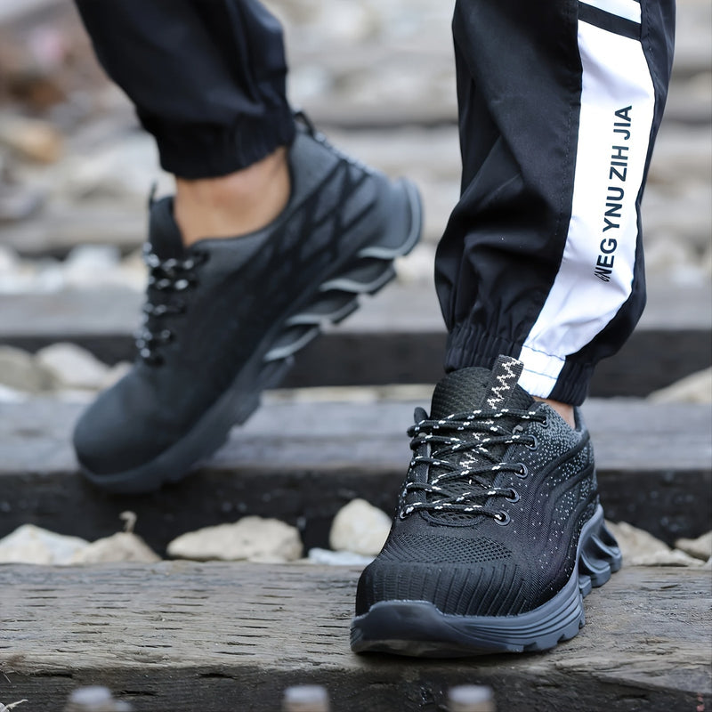 FlexGuard Męskie Buty Robocze i Sportowe – Oddychające i Antypoślizgowe