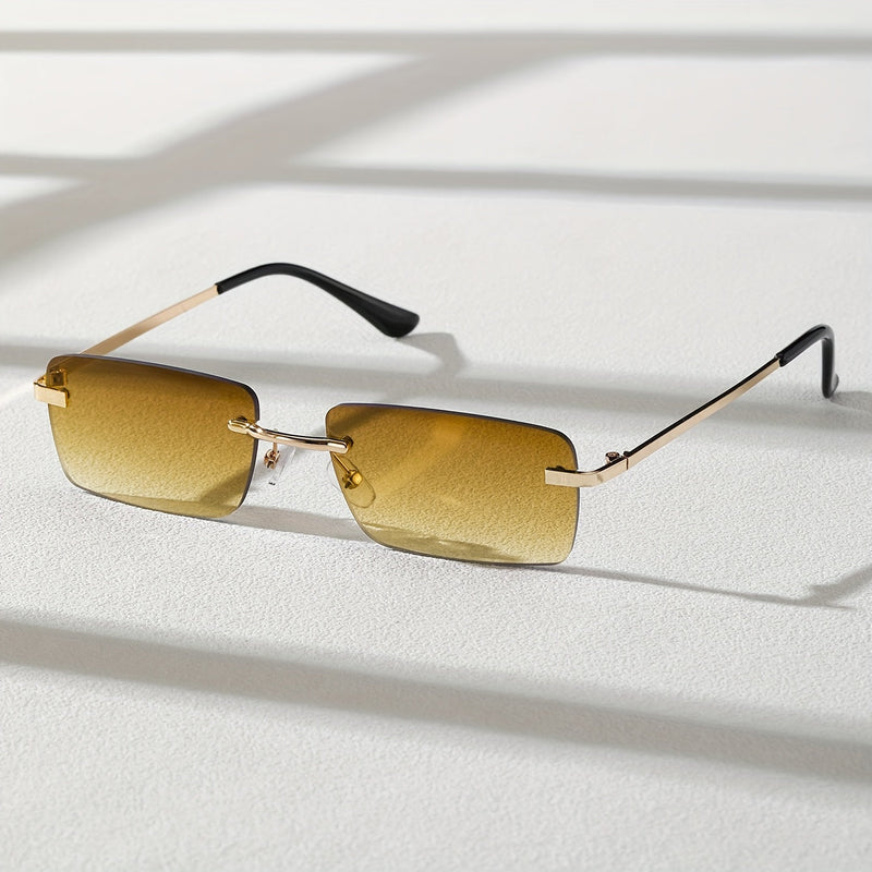 Stylish Frameless Sunglasses – Fashionable and Comfortable for Men