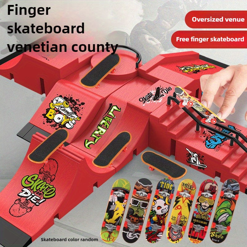 MiniRamp Finger Skatepark – Kreatywna Zabawa i Trening Umiejętności