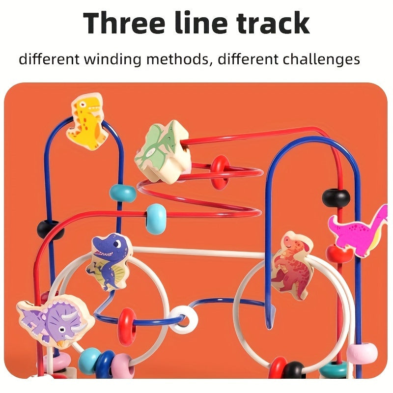 Edukacyjna Drewniana Kulka - Dla Rozwoju Motoryki Małej