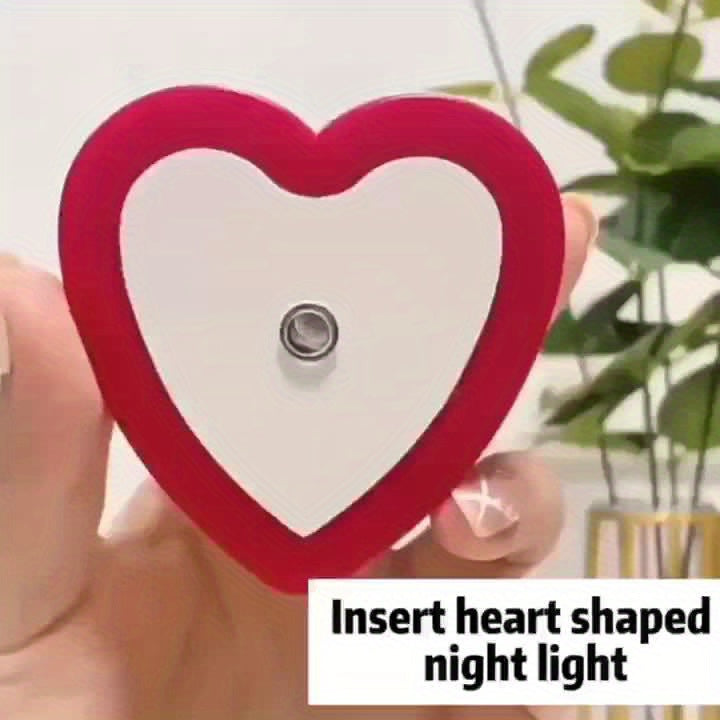 HeartGlow LED Lampă de Noapte - Iluminare Inteligentă de Noapte de la Amurg până la Zori