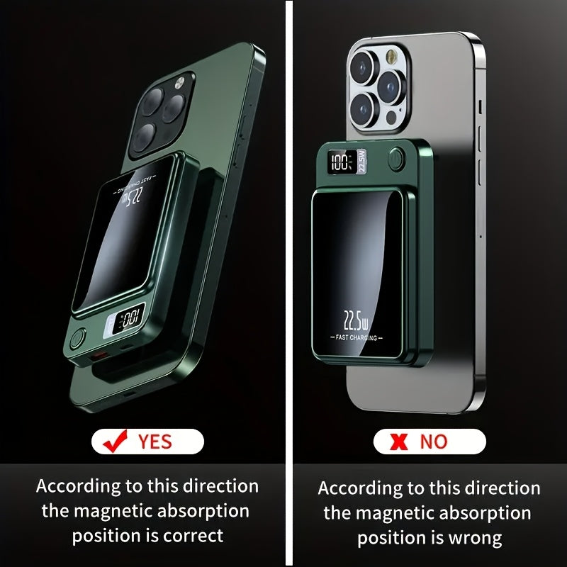 Powerbank magnetic 10000mAh – rapid și fiabil