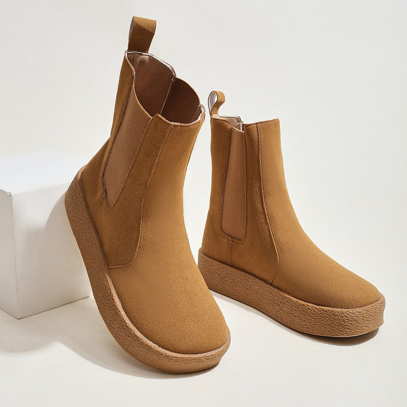 Wygodne Botki Chelsea dla Dams - Ciepłe i stylowe wsuwane buty