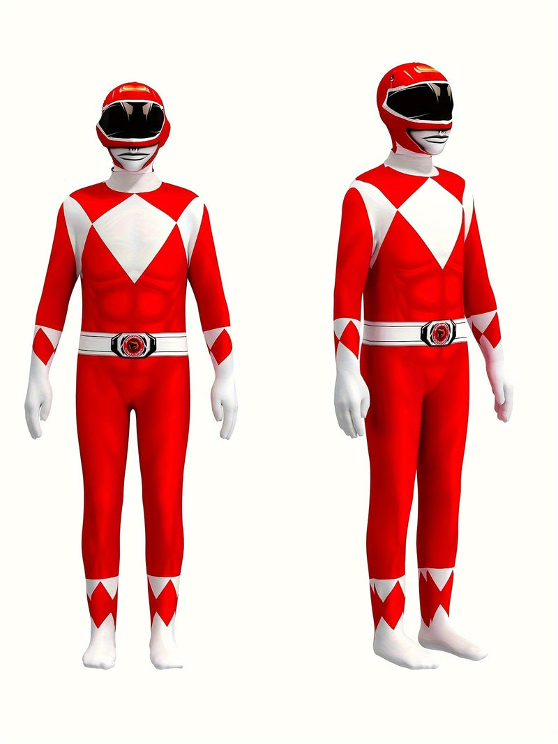 Kostium Power Ranger – Cosplay Czerwonego Rangera dla Dzieci