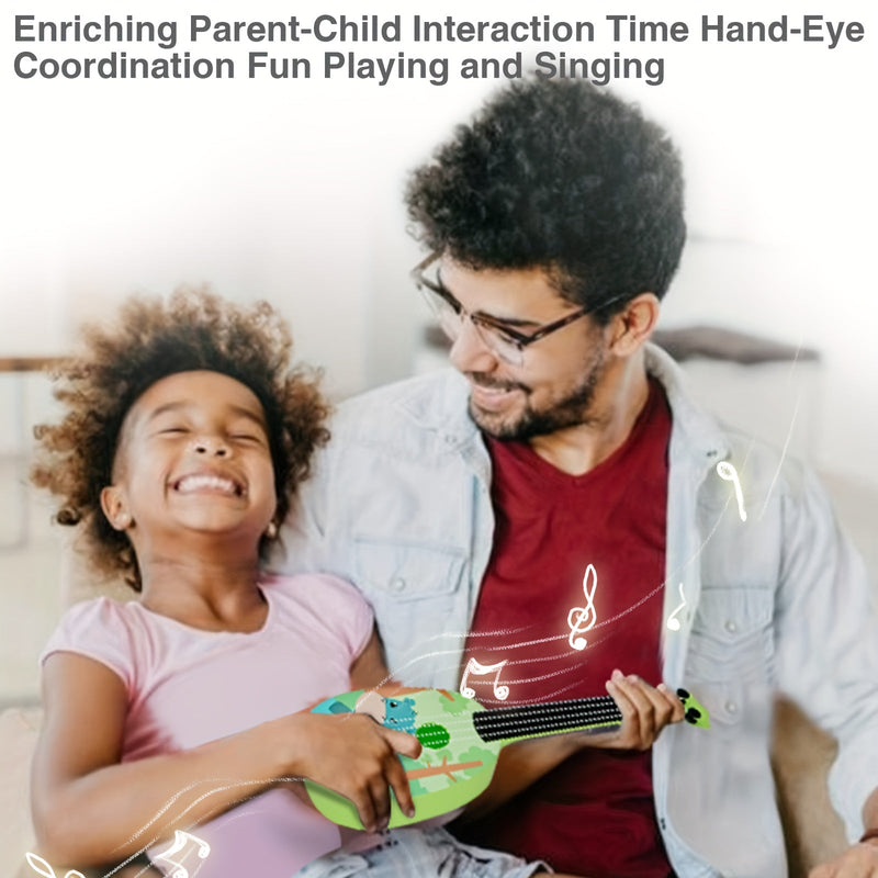 Słodka Ukulele dla Dzieci – Wesoła i Kolorowa Muzyczna Zabawka dla Początkujących