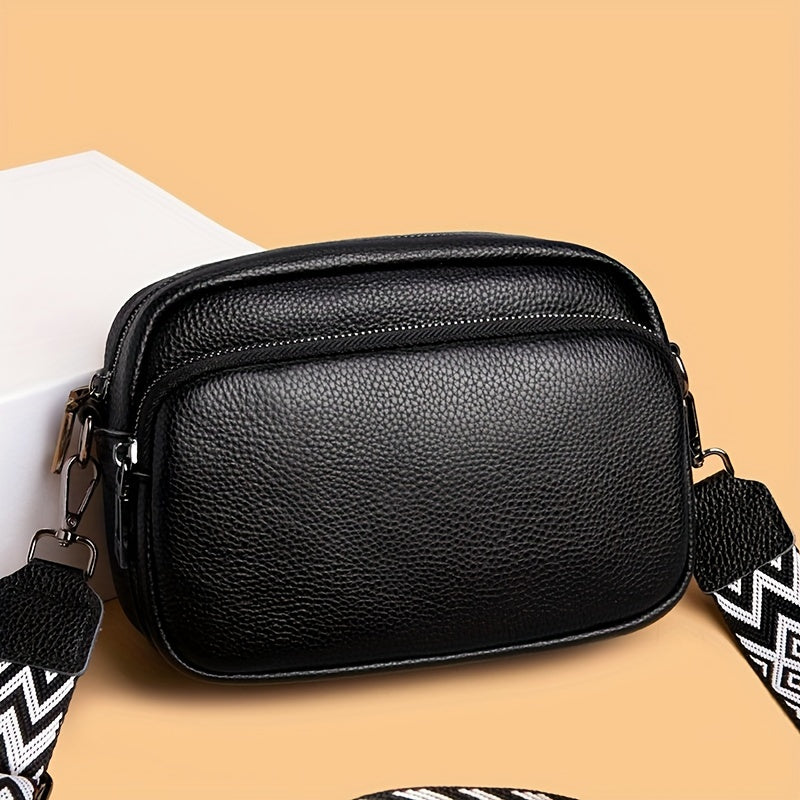 Modna Torebka Crossbody dla Kobiet – Casual Torebka na Ramię z Geometrycznym Wzorem