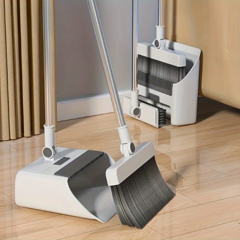 Foldable broom and dustpan set 3 in 1 – Practical solution for quick and efficient cleaning