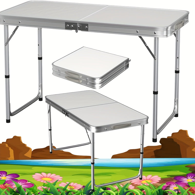 Składany Stół Kempingowy - Lekki i Przenośny, Idealny na Imprezy i Aktywności na Świeżym Powietrzu