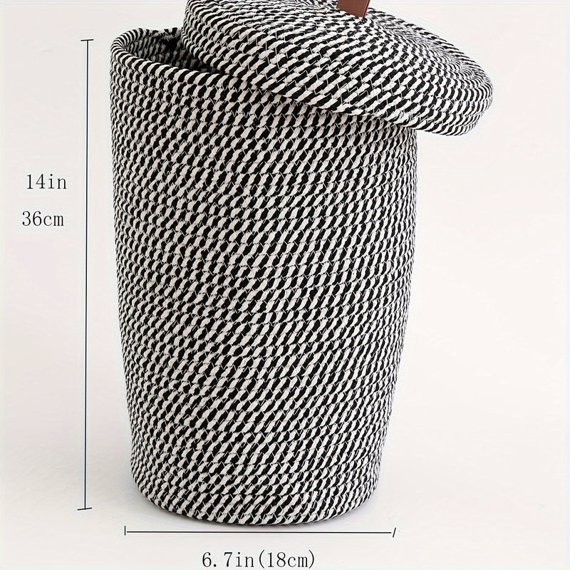 Boho Koszyk na Przechowywanie - Dla Stylowej Łazienki