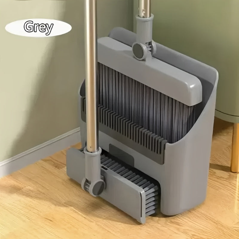 Foldable broom and dustpan set 3 in 1 – Practical solution for quick and efficient cleaning
