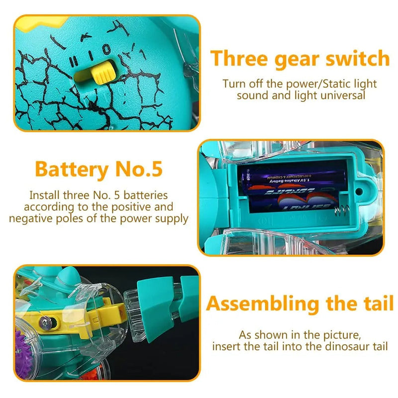 Zabawka Dino Gear - Edukacyjna Radość z Zabawy