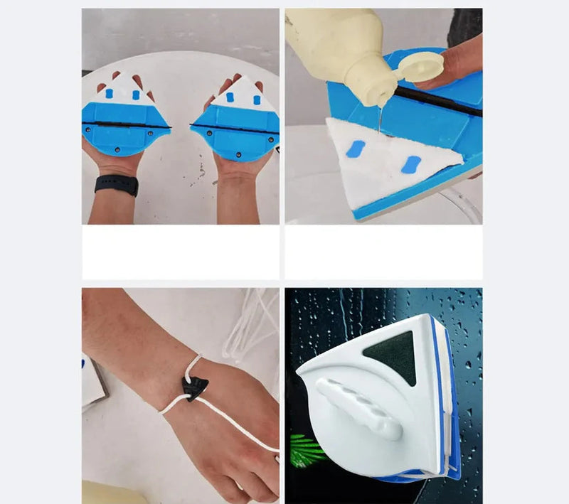 ClearMag Magnetyczny Czyścik do Okien – Innowacyjny i Bezpieczny dla Bezsmugowych Okien